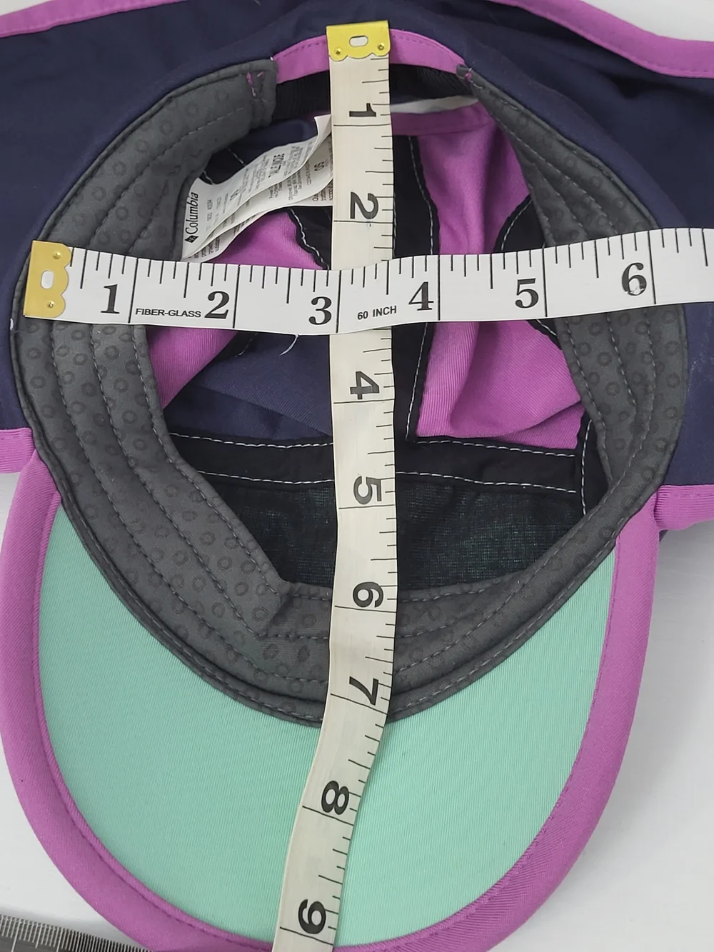 Columbia Colorblock Sun Hat in Mint & Purple